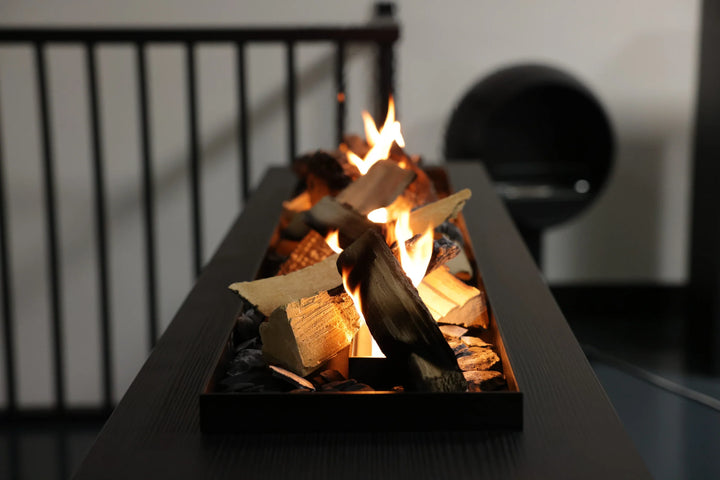 Bioethanol SmartFire Fernbedienung - PRIME A6 150cm mit Deko