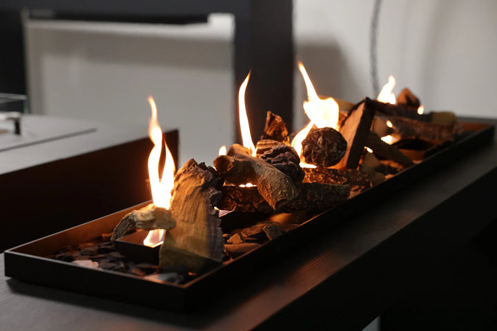 Bioethanol SmartFire Fernbedienung - PRIME A6 150cm mit Deko