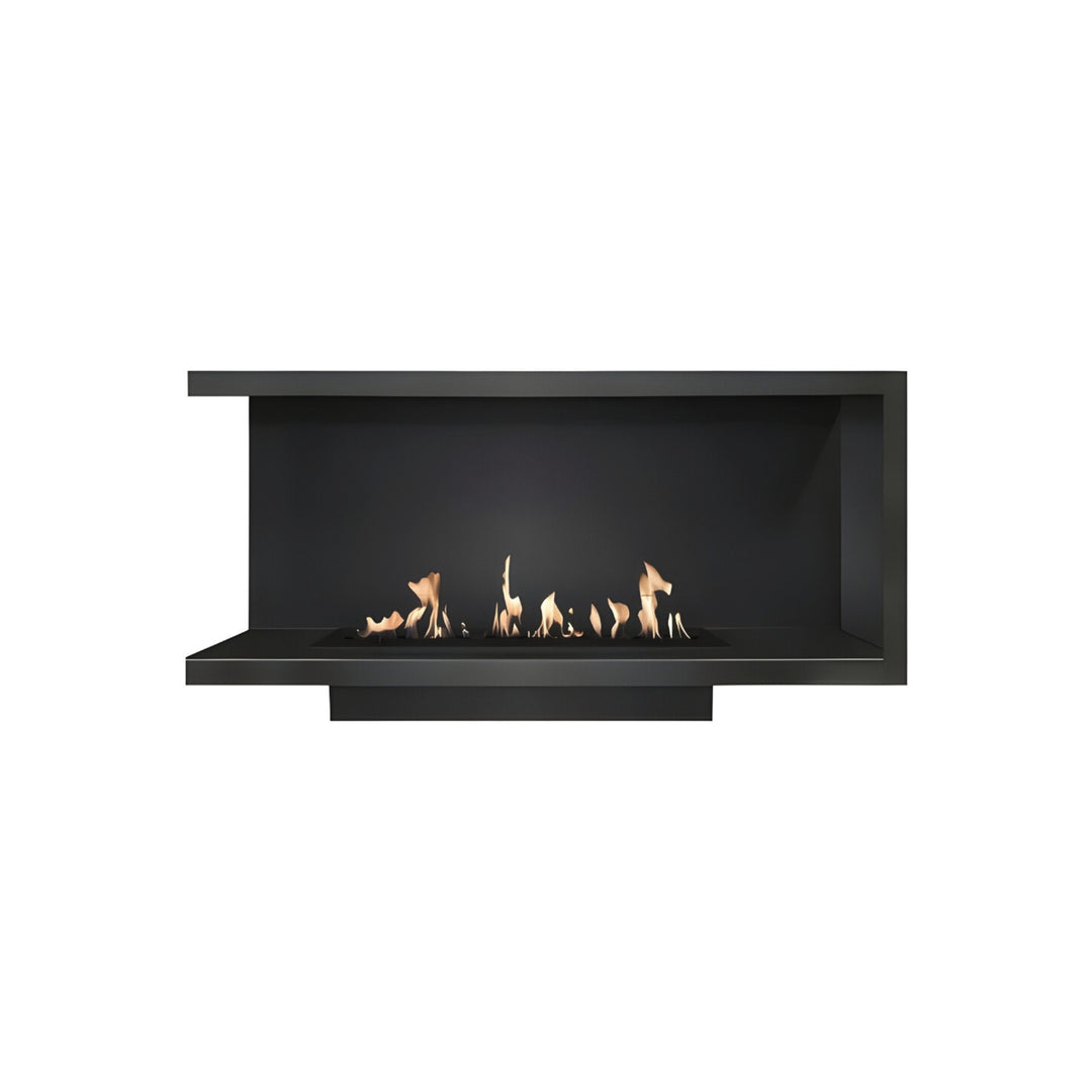 Bioethanol Eck Einbaukamin - BASE L60