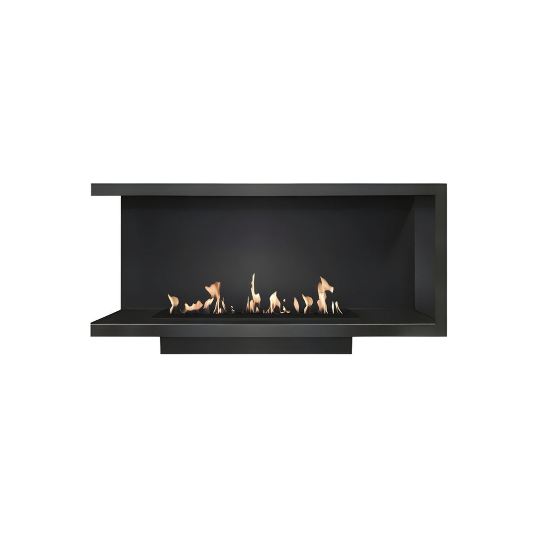 Bioethanol Eck Einbaukamin - BASE L70