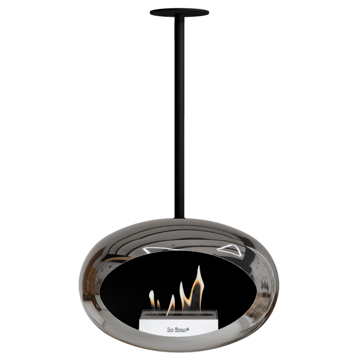 Bioethanol Deckenkamin - Le Feu DOME SKY SW/CHROME SILBER/RVS