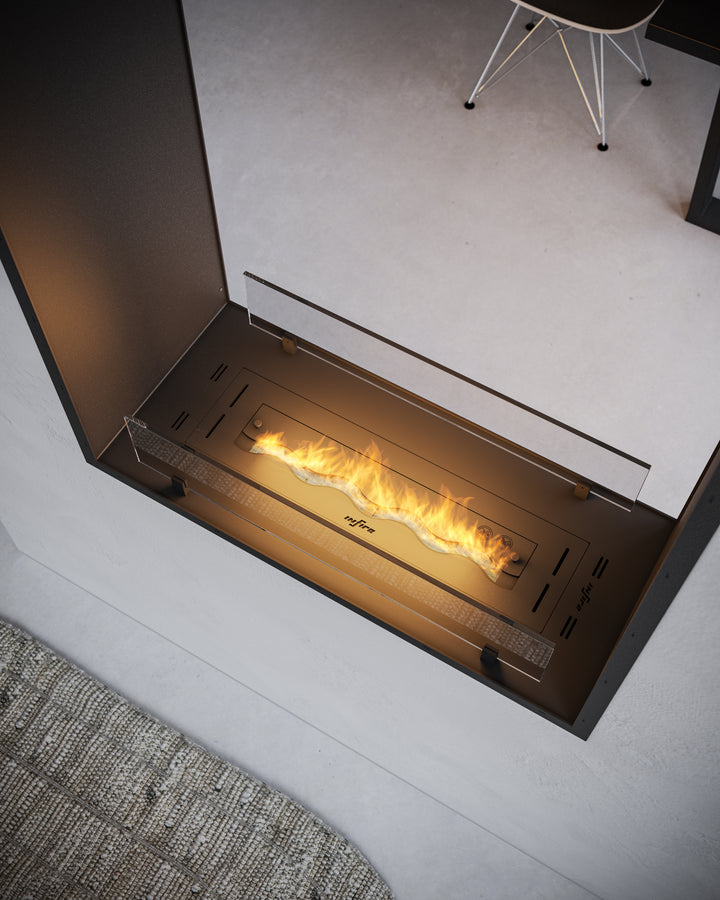 bioethanol-einbau-kamin-ofen-zweiseitig-vertikal-raumteiler-2side-vert-160-infire-slimfire-wohnzimmer-trockenbau-draufsicht