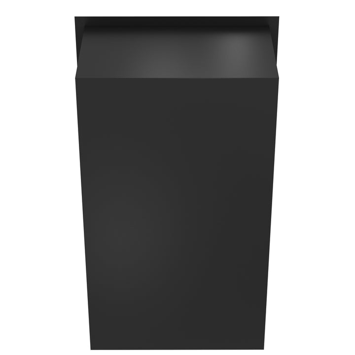 Bioethanol Einbau Kamin Ofen SELECTED Vertikal 70x140x35cm Rückseite Stahlgehäuse von Wild Flame
